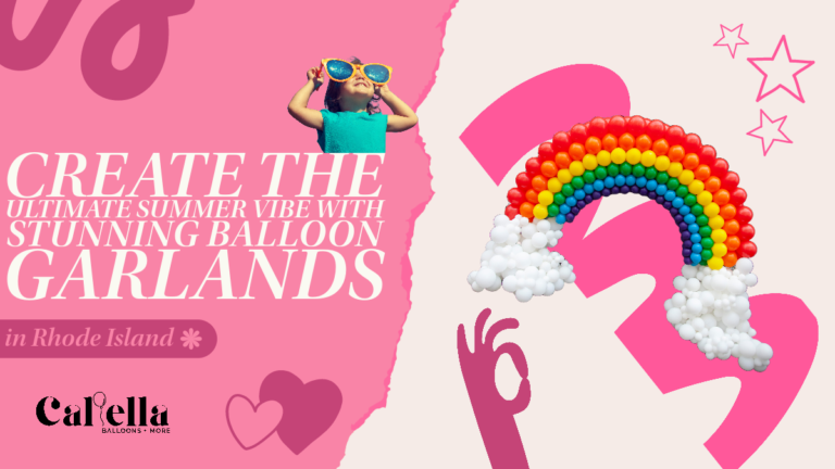 Read more about the article Create the ultimate summer vibe with stunning balloon garlands in Rhode Island
