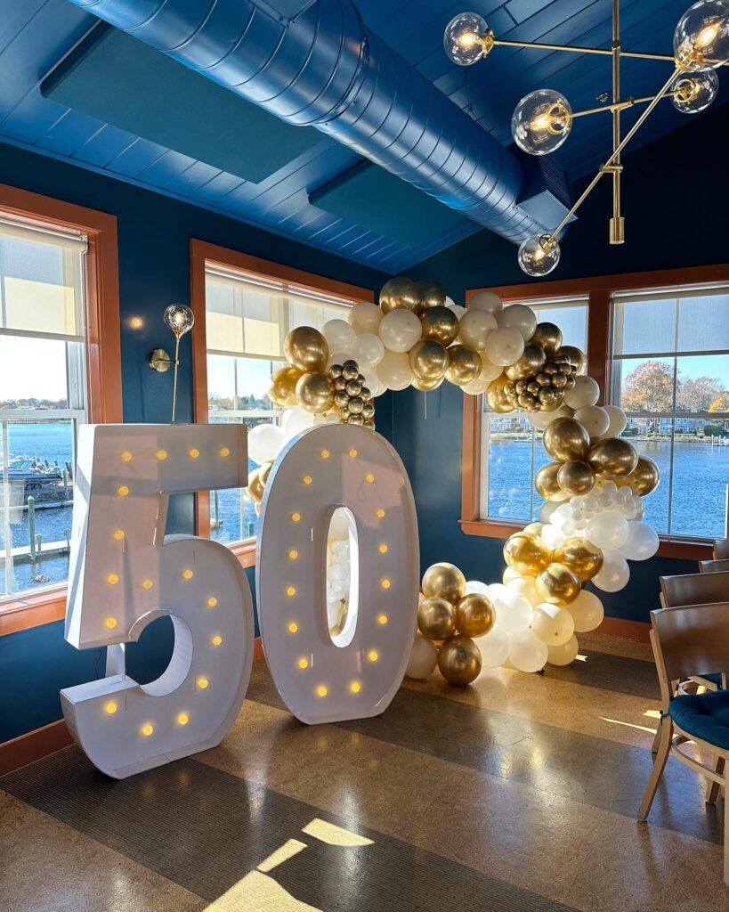 50th Golden Party Design