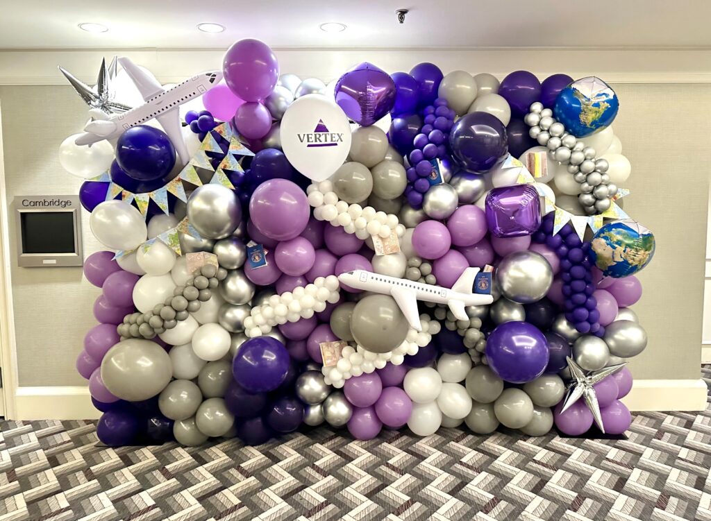 10-foot balloon wall by caliella