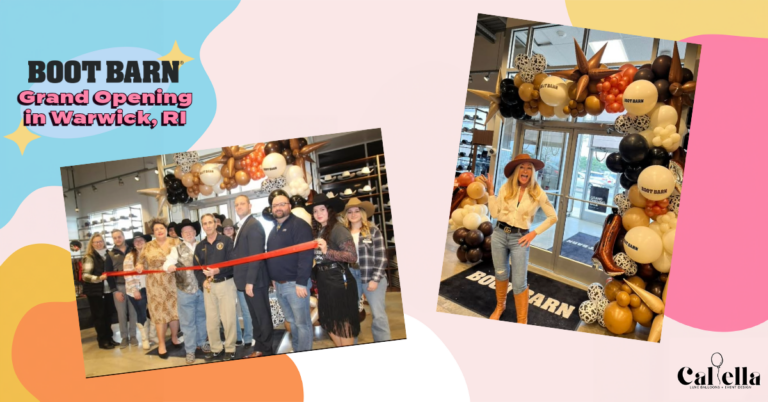 Read more about the article Boot Barn’s Grand Opening in Warwick, RI: Custom Balloon Garland by Caliella!