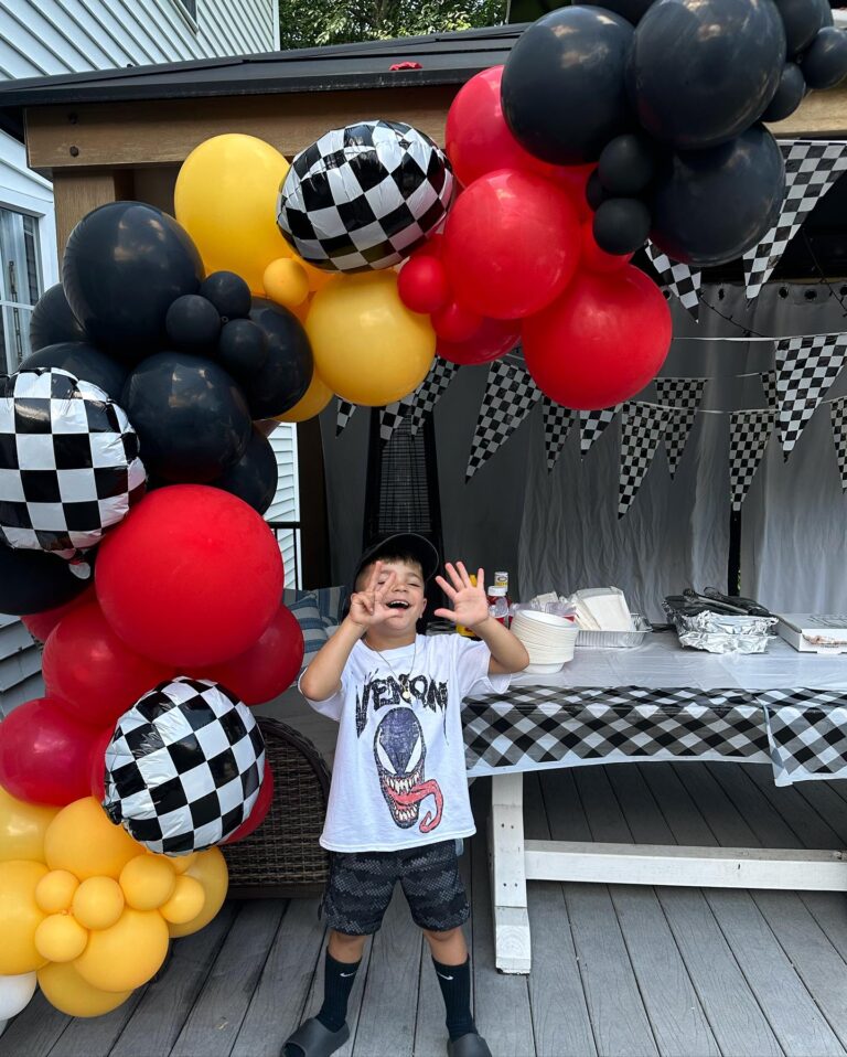 7th birthday balloons by Caliella