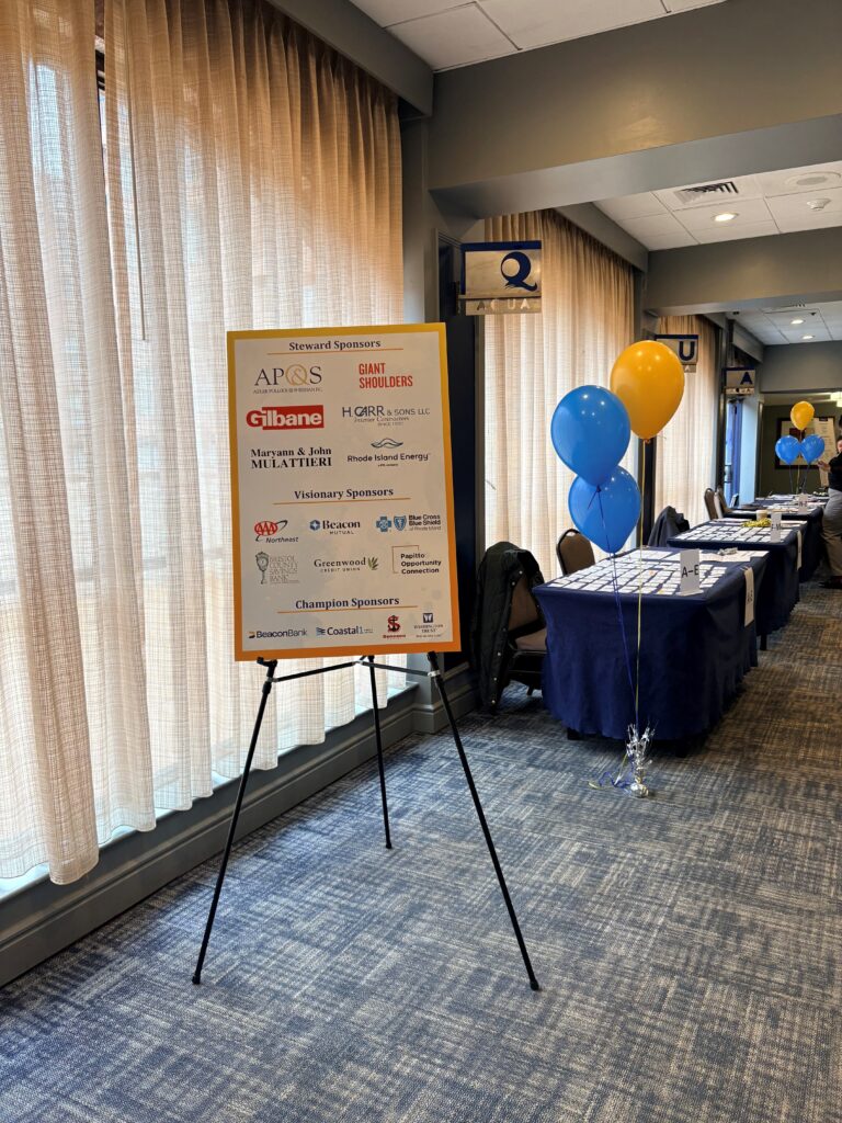 Helium balloons for a Rhode Island leadership event by Caliella