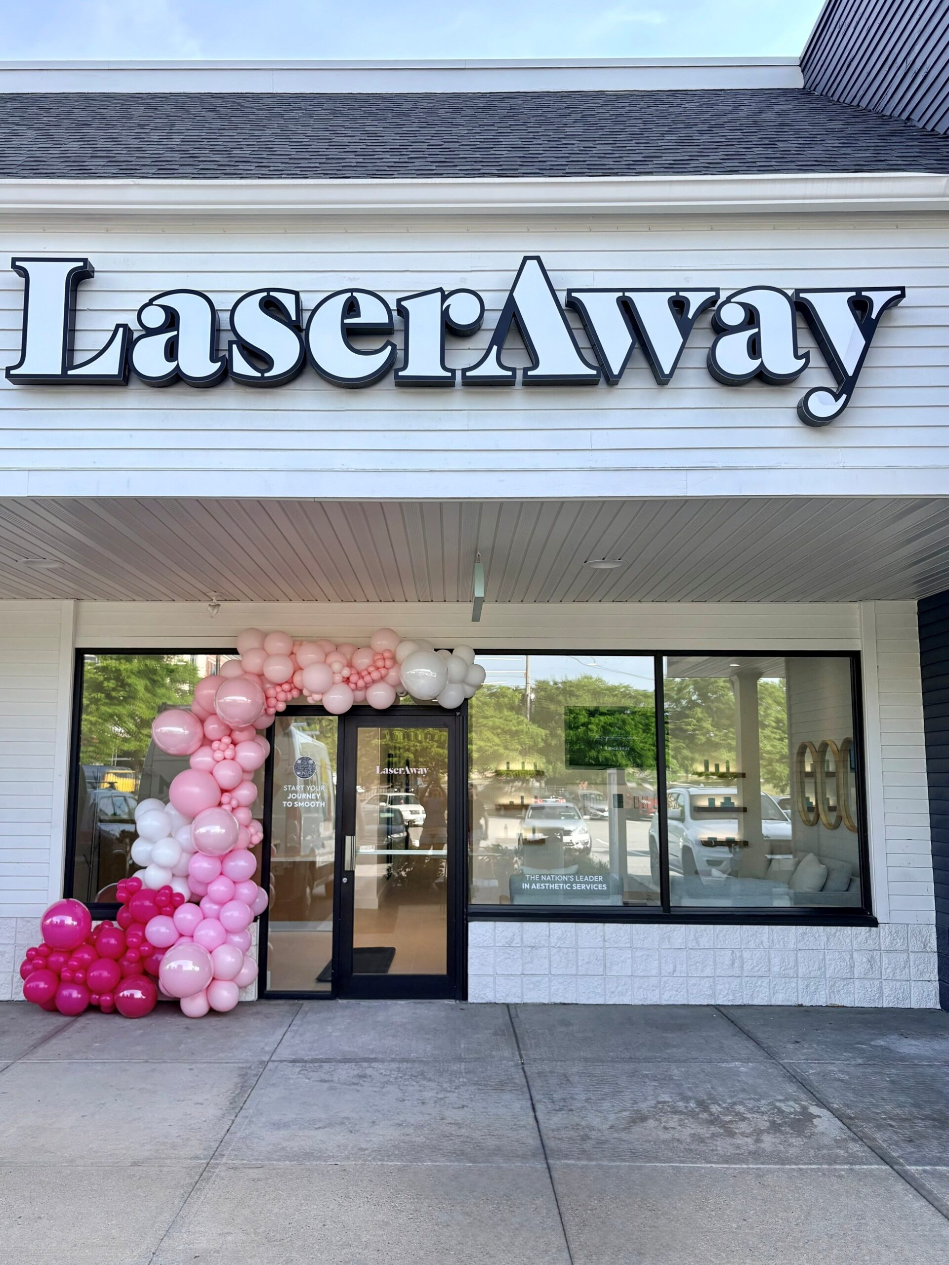 Balloon decor Cranston RI custom installation by Caliella